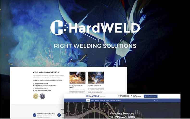 HardWeld - Welding Service Responsive WordPress Theme