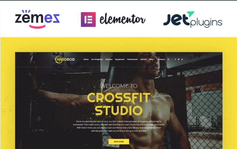 Hardrod - Dynamite Fitness & Bodybuilding WordPress Theme