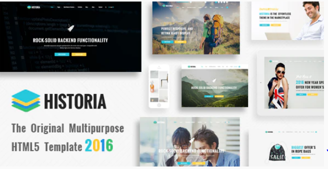 Historia - Responsive Multi-Purpose HTML Template