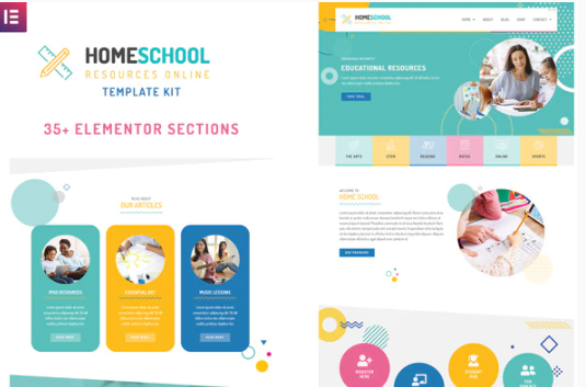 Home School - Elementor Template Kit