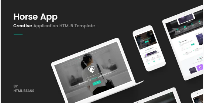 Horse App - HTML Responsive Template