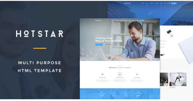 HotStar – Multi-Purpose HTML5 Template