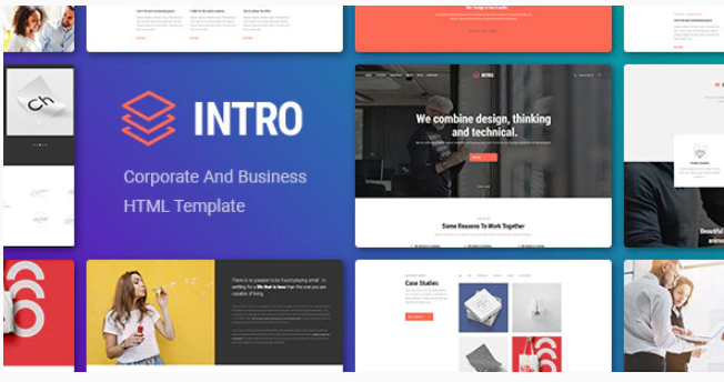 INTRO - Corporate And Business HTML Template