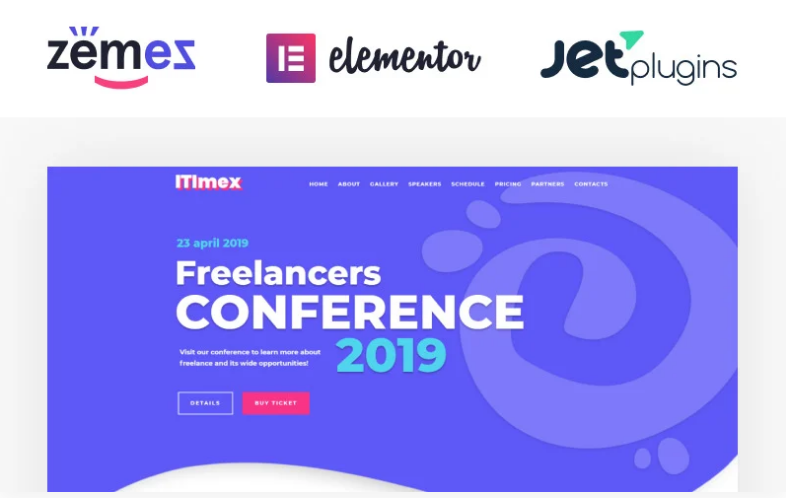 ITImex - IT Conference Elementor WordPress Theme