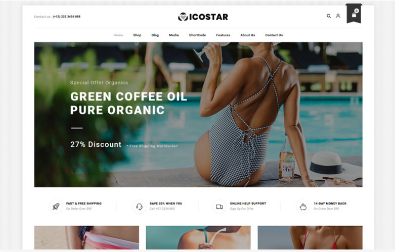 Icostar - Lingerie Store WooCommerce Theme