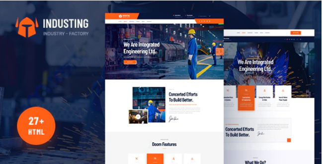 Industing - Industry & Factory Business HTML5 Template