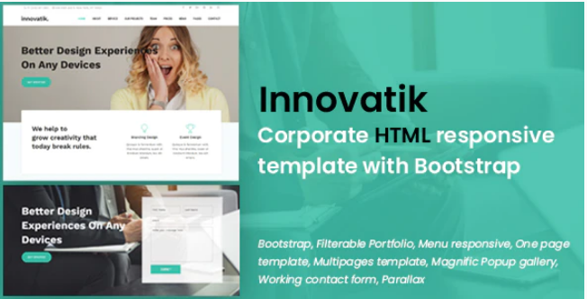 Innovatik - Corporate HTML responsive template