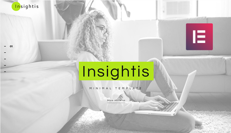 Insightis - Creative Minimal Elementor WordPress Theme