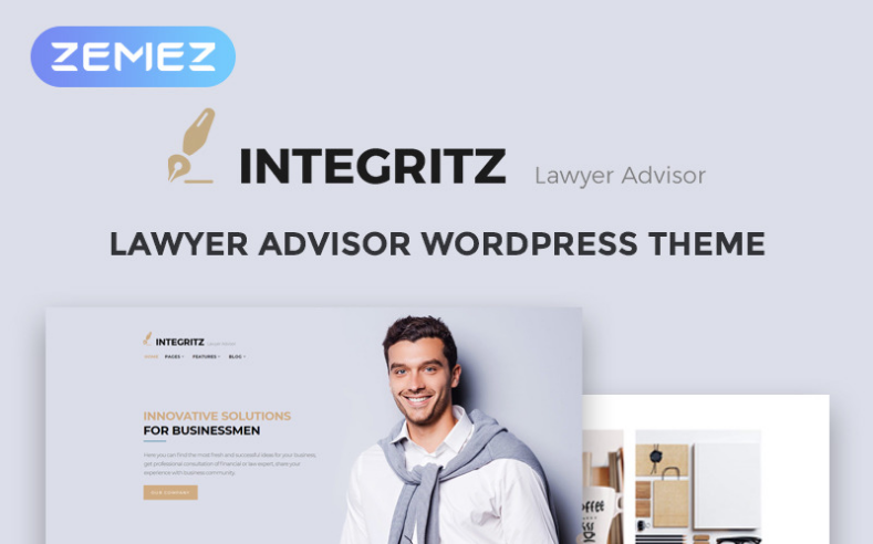 Product Image - Integritz – Responsive Law Firm Elementor WordPress Theme