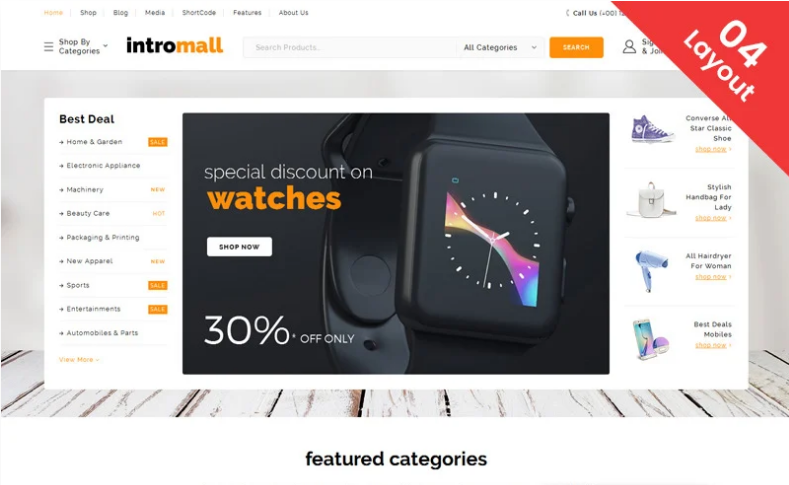 Intromall - Mega Store WooCommerce Theme