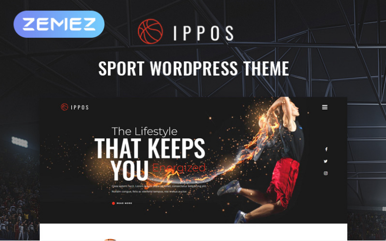 Ippos - Sport Multipurpose Modern Elementor WordPress Theme