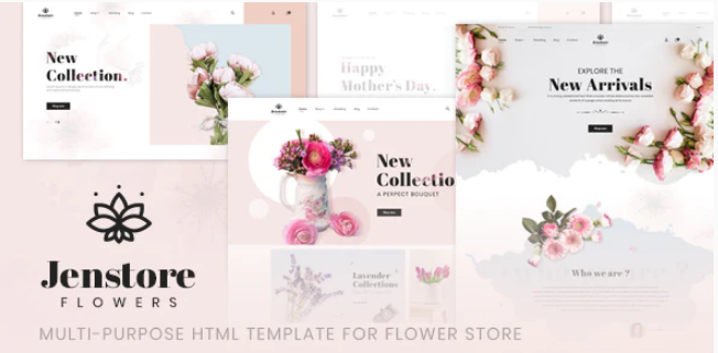 JenStore | Multi-Purpose HTML Template for Flower Store