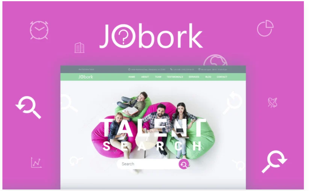 Jobork - Job Portal Template WordPress Theme