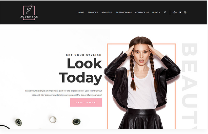 Juventas - Salon Elementor WordPress Theme