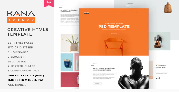 Kana - Creative Agency HTML5 Template