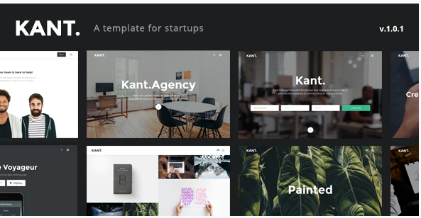 Kant - A Multipurpose Template For Startups And Freelancers