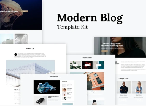 Katelyn - Modern Blog Template Kit