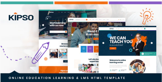 Kipso - Online Education Learning & LMS HTML Template