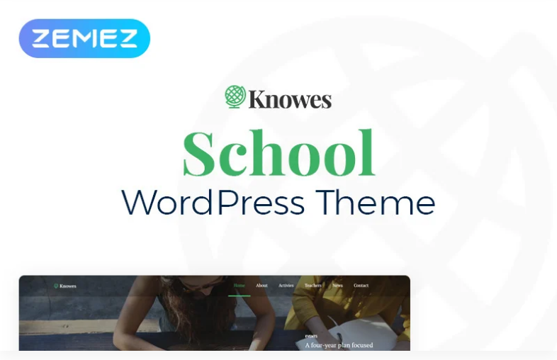 Knowes - Education Multipurpose Modern Elementor WordPress Theme