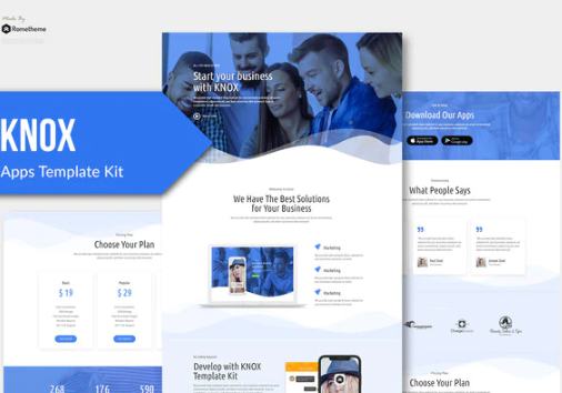 Knox - Technology & Apps Template Kit