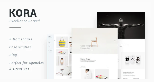 Kora - Portfolio Template for Agency & Freelancers