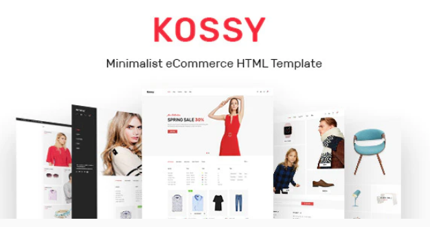 Kossy - Minimalist eCommerce HTML Template