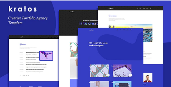 Kratos - Creative Portfolio Agency Template