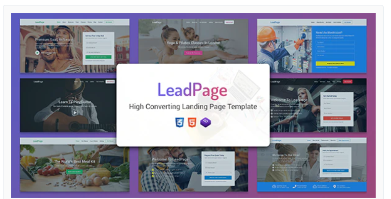 LeadPage - Multipurpose Marketing HTML Landing Page Template