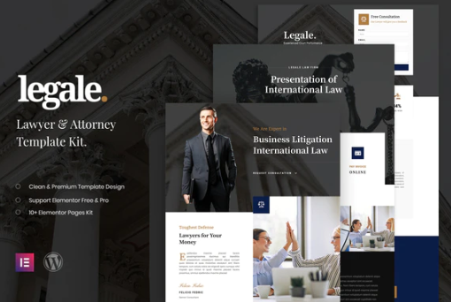 Legale - Lawyer & Law Firm Template Kit