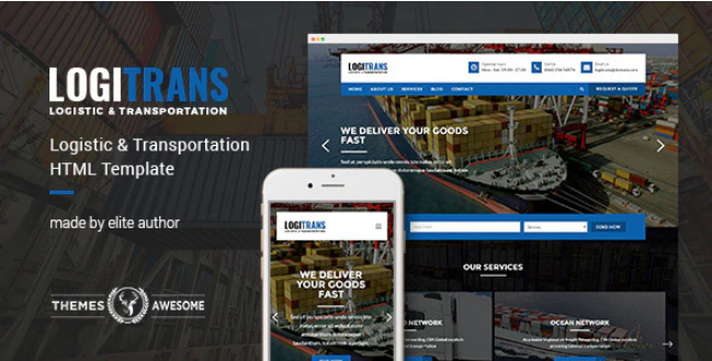 LogiTrans - Logistic and Transportation HTML Template