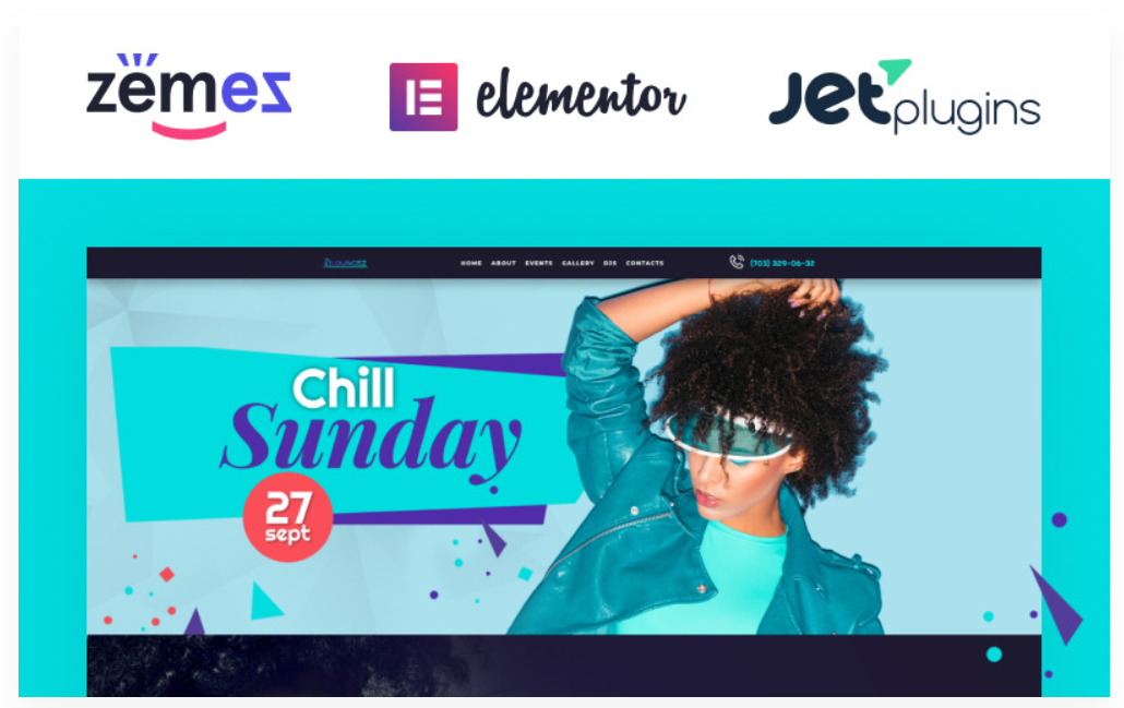 Loungez - Night Club Elementor WordPress Theme