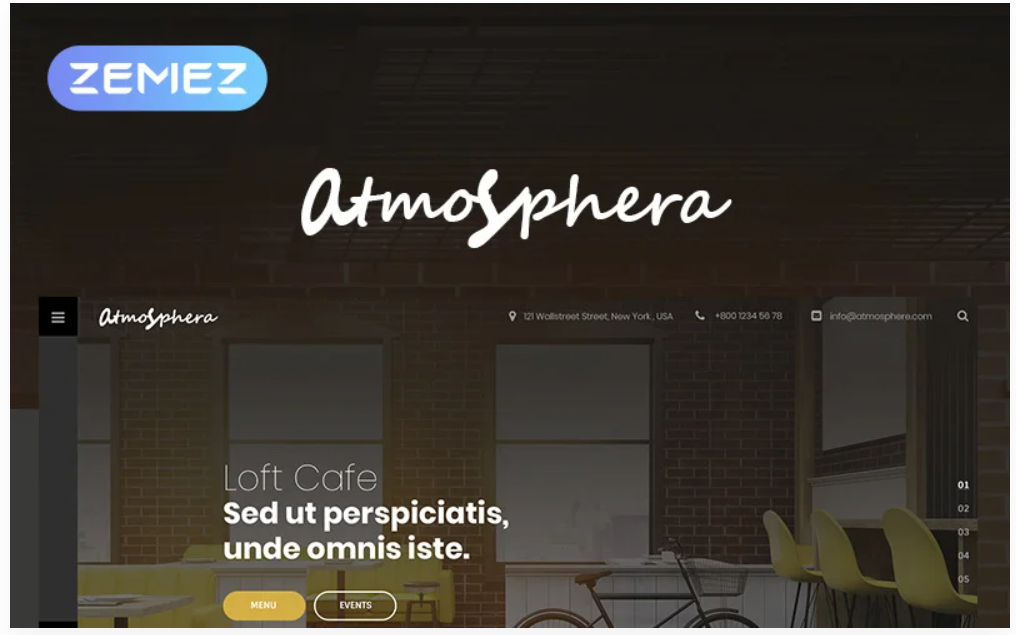 Lunar Cafe - Cafe & Restaurant Elementor WordPress Theme