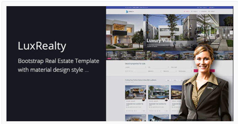 Lux Realty - Real Estate,Property Material Design