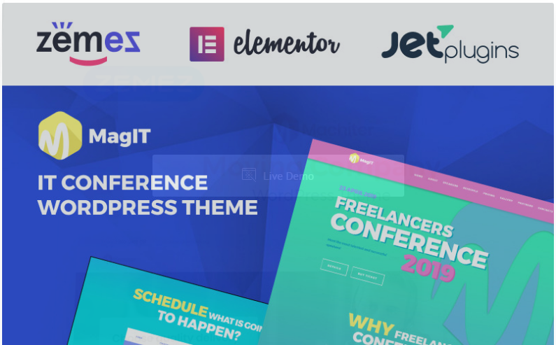MagIT - IT Conference Elementor WordPress Theme