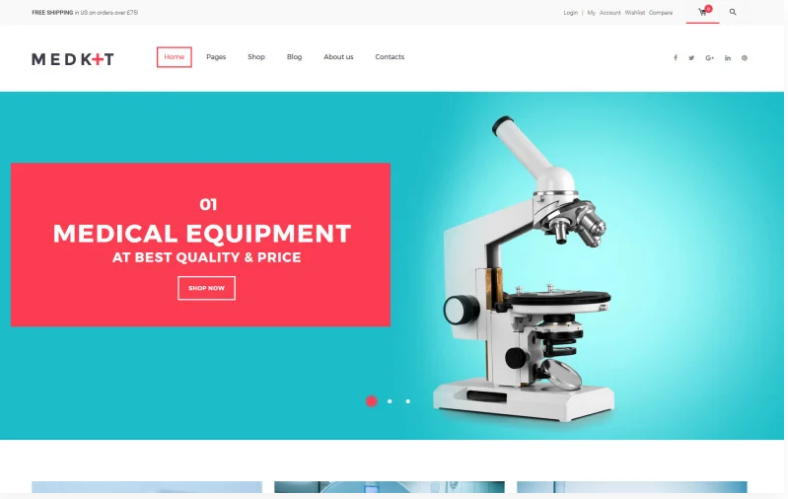 MedKit - Medical Equipment WooCommerce Theme