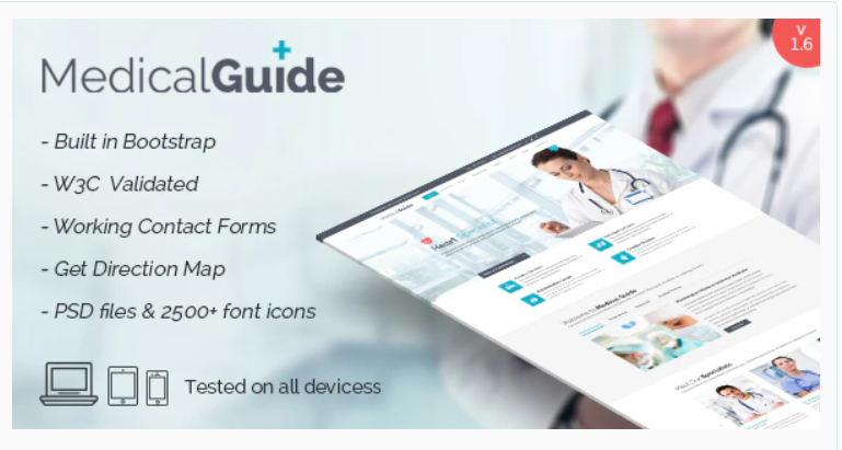 MedicalGuide - Responsive HTML Template