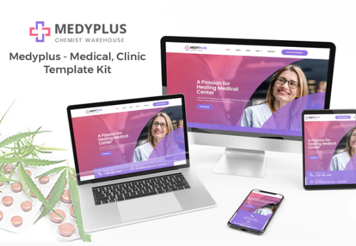 Product Image - Medyplus – Medical, Clinic Template Kit Product Image - Medyplus – Medical, Clinic Template Kit