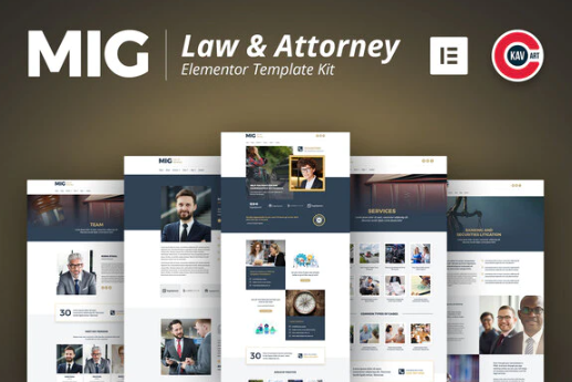 Mig - Law & Attorney Template Kit