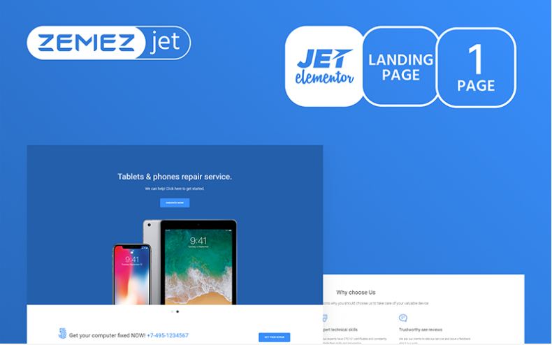 Modazza - Modern Application Jet Elementor Template