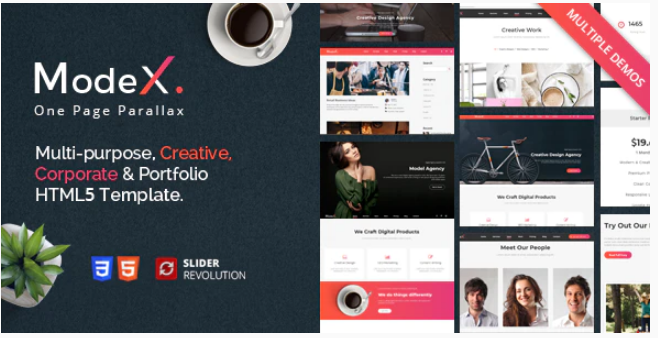 Modex - One Page Parallax