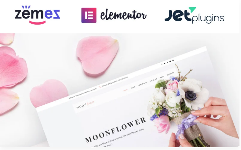 Product Image - Moon Flower – Flower Shop WordPress Theme