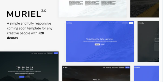 Muriel - Responsive Coming Soon Template