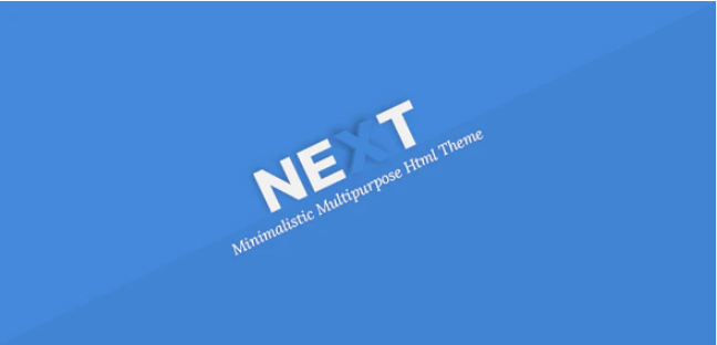 NEXT - Minimal Multipurpose Html Theme
