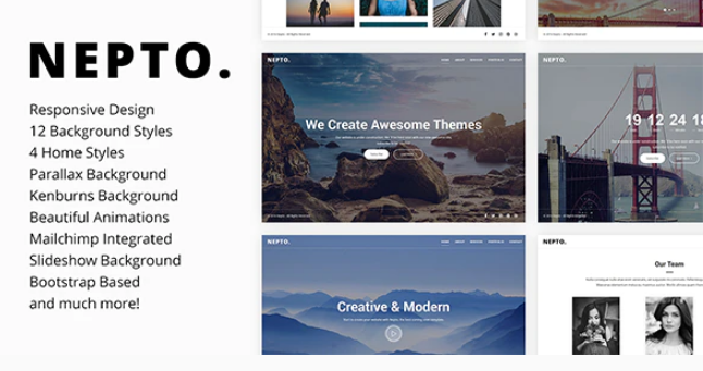 Nepto - Responsive Coming Soon Template