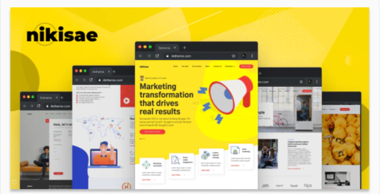 Nikisae - Digital Marketing Agency HTML Template