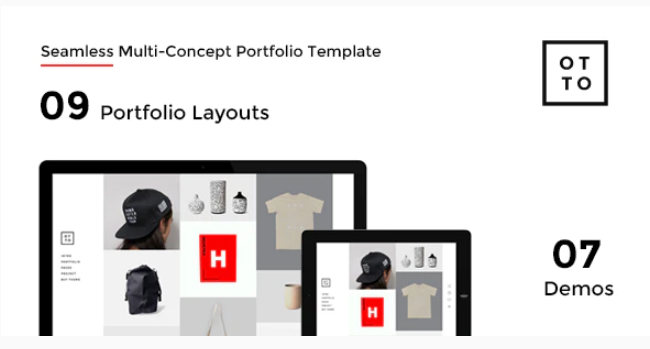 OTTO - Seamless Multi-Concept Portfolio Template