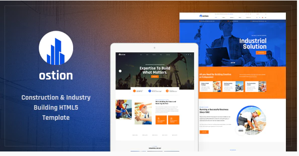 Ostion - Construction & Industry Building Company HTML5 Template