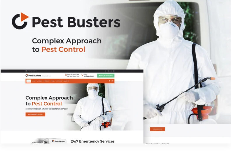 Product Image - Pest Busters – Pest Control WordPress Theme Product Image - Pest Busters – Pest Control WordPress Theme