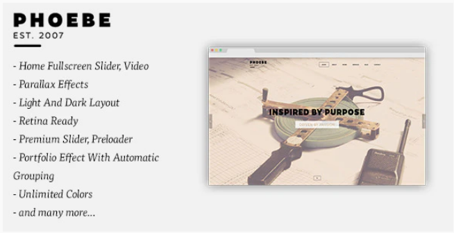 Phoebe - Responsive HTML5 Template