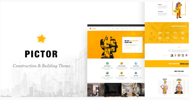 Pictor - Html Construction, Building And Business template